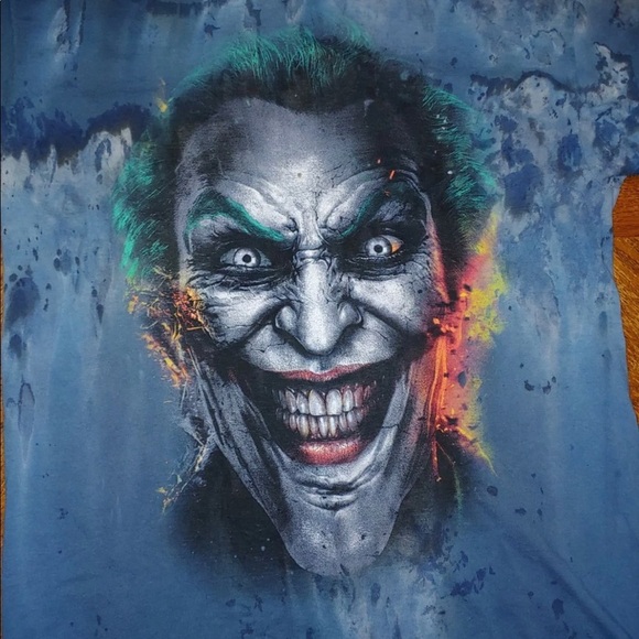 Injustice gods among us joker face shirt men’s L - Picture 5 of 6